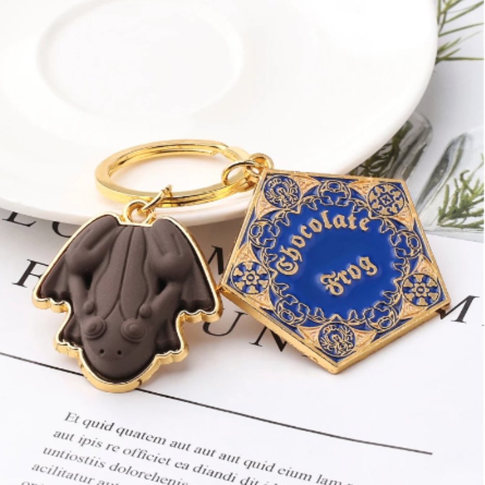 🍏50% OFF/3+...Chocolate Frog Keychain (Harry Potter)
